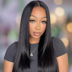 Violet Human Hair Wig, Denstity 180%, Glueless with Transparent Swiss Lace, Closure 7x5, Straight Hair