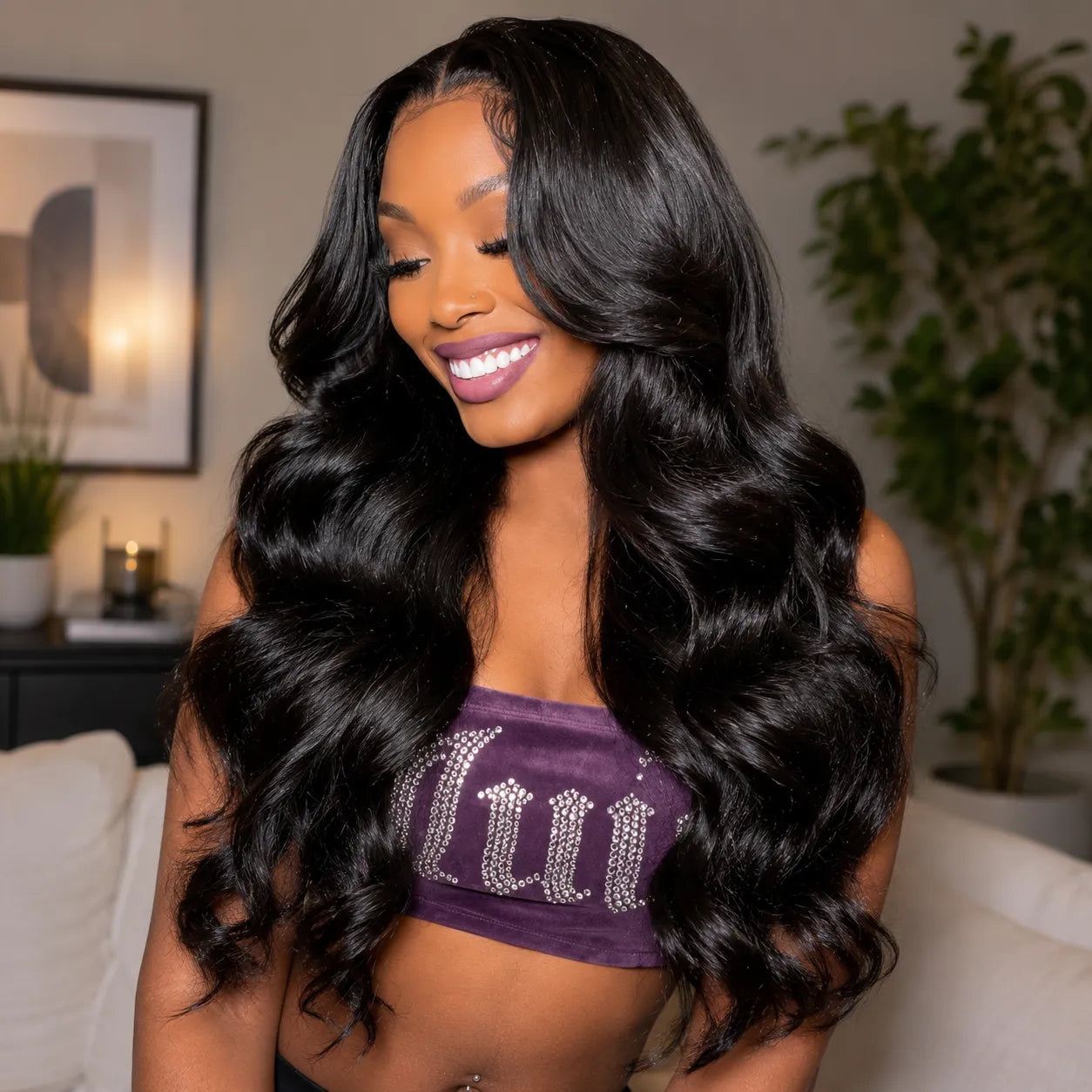 Body Wave 13x6 Lace Front Swiss Lace, Affordable Luxury Pre-plucked - Violeta Hair