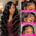 Body Wave 13x6 Lace Front Swiss Lace, Affordable Luxury Pre-plucked - Violeta Hair