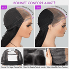Perruque ondulée en cheveux humains | Dentelle 13x6 ou 6x5 | Sans colle | Densité 250 % | Mavi