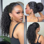 Violeta 13x4 Swiss Lace Human Hair Wig – Pre-Plucked Natural Black.