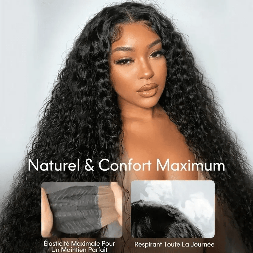 Perruque ondulée en cheveux humains | Lace Front HD 13x4 ou 13x6 | Sans colle | Densité 250 % - Lumma Hair