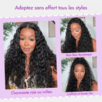 Perruque ondulée en cheveux humains | Lace Front HD 13x4 ou 13x6 | Sans colle | Densité 250 % - Lumma Hair