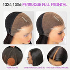 Perruque ondulée en cheveux humains | Lace Front HD 13x4 ou 13x6 | Sans colle | Densité 250 % - Lumma Hair