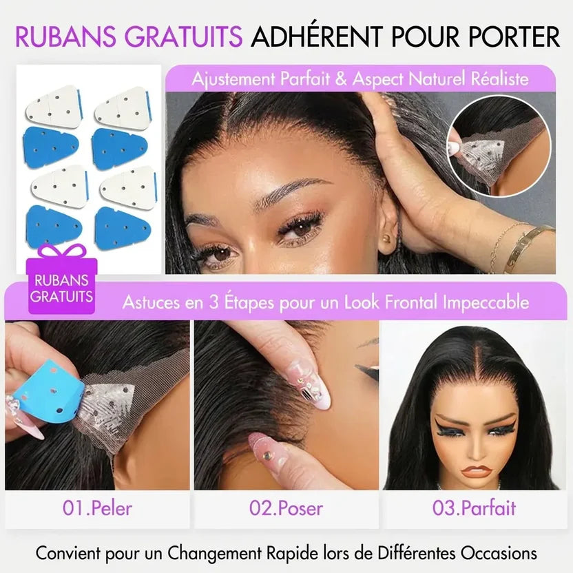 Perruque ondulée en cheveux humains | Lace Front HD 13x4 ou 13x6 | Sans colle | Densité 250 % - Lumma Hair