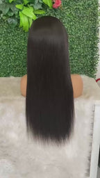 13x4 Invisible Lace Glueless Wig – 100% Human Hair with Natural 150% Density & Effortless Straight Finish