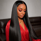 13x4 Pull Go Glueless Wig Straight Hair Pre-everything HD Pre-cut Lace Human Hair - Violeta