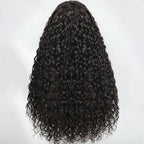 Violeta Human Hair Wig, Denstity 150% with Transparent Swiss Lace, Affordable Luxury, Lace Front 13x4 / 13x6 Black, Water Wave Hair